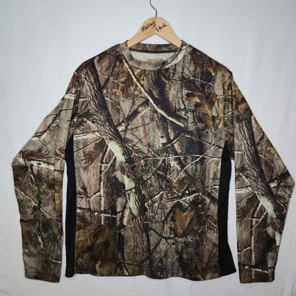 Remington Men's Long Sleeve Camo Stretchy Shirt Size Large (42" Chest)